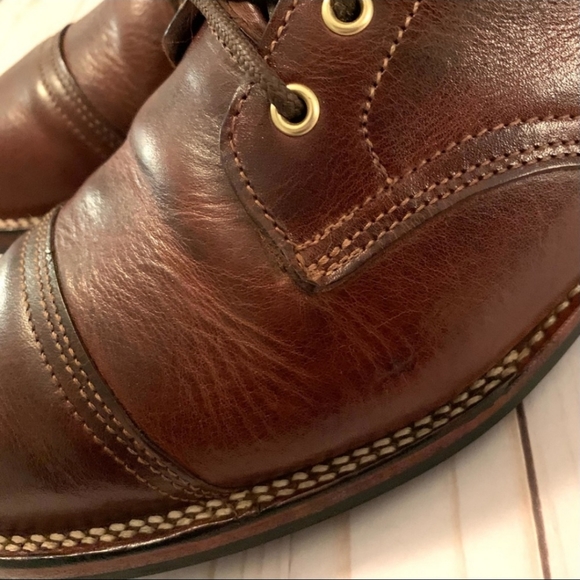 Truman Brown Leather Cap toe Boot, 12 D, EUC - Picture 14 of 16